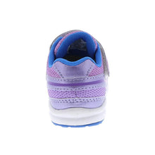 Load image into Gallery viewer, Tsukihoshi Glitz Baby Gym Shoe- Purple/Royal
